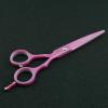 5.5 Inch Pink Hair Scissors Kit Professional Hairdressing Scissors Barber Hairdressing Tools Salon Hair Clips Haircut Comb Razor Accessories For Hair Barber Shop Shears view 3