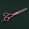 5.5 Inch Pink Hair Scissors Kit Professional Hairdressing Scissors Barber Hairdressing Tools Salon Hair Clips Haircut Comb Razor Accessories For Hair Barber Shop Shears view 4