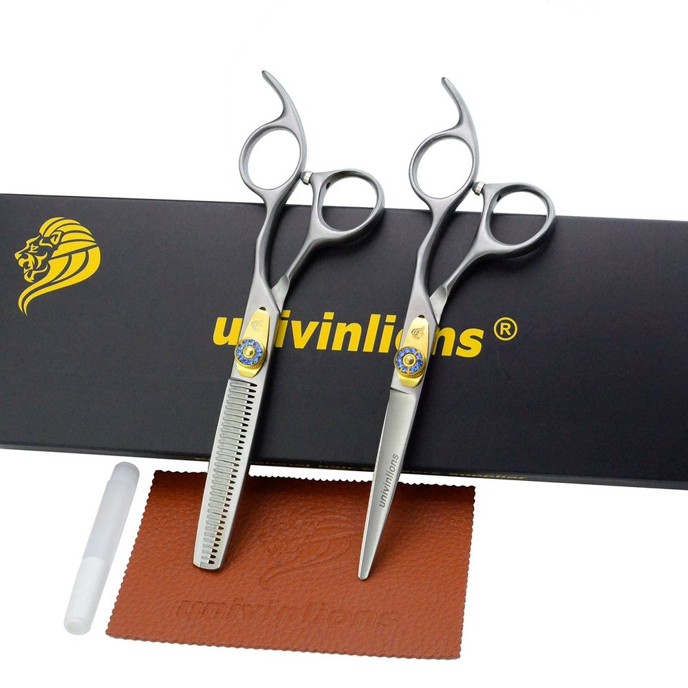 6.0 Inch Hairdressing Scissors Professional Hair Cutting Thinning Scissors Kit Barber Accessories Japanese Shears For Hairdresser Hair Clipper Hairdressing Salon Supplies