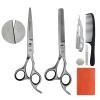 6.0 Inch Hairdressing Scissors Professional Hair Cutting Scissors Kit Serrated Blade Barber Accessories Styling Scisors Japanese Razor For Hair Hairdressing Product Barber Shop Shears view 2