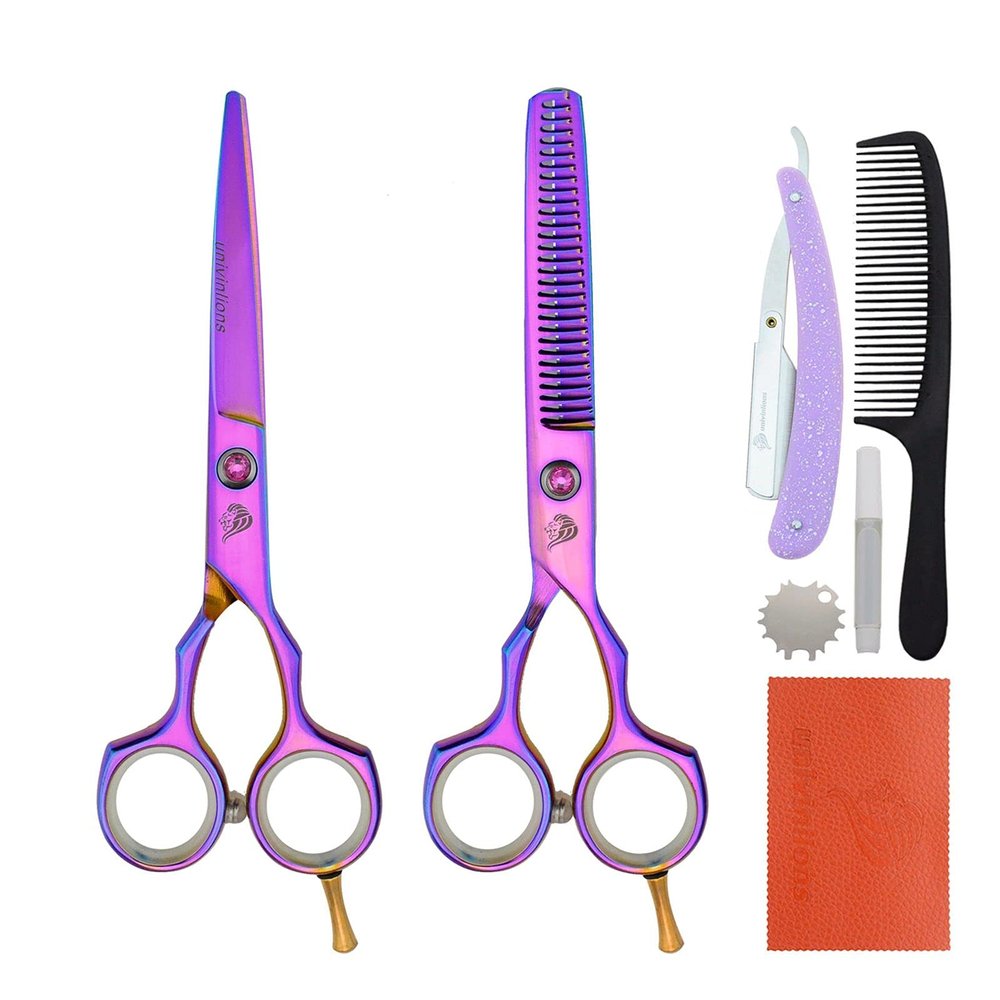 5.5 Inch Hair Cutting Scissors Kit Professional Hairdressing Scissors Set Hair Scissors Barber Accessories Salon Supplies Japanese Razor For Hair Hairdressing Product Shears