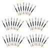 EXCEART 40pcs Dual-sided Eye Shadow Brush Eye Cosmetic Tools Makeup Applicators for Professional Personal Use for Daily Makeup Comfortable Grip Strong Adhesion view 1
