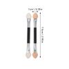 EXCEART 40pcs Dual-sided Eye Shadow Brush Eye Cosmetic Tools Makeup Applicators for Professional Personal Use for Daily Makeup Comfortable Grip Strong Adhesion view 2
