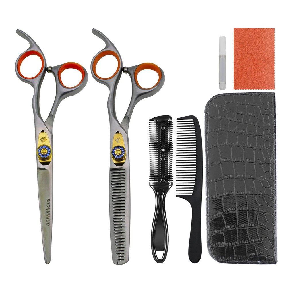 6.0 Inch Hair Cutting Scissors Shears Professional Hairdessing Scissors Kit Barber Accessories Razor Edge Hair Cutting Scissors Shears For Hairdresser Hair Clipper Salon Supplies