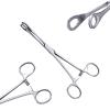 Chumia Piercing Kit 100 Pcs Piercing Needle with 1 Pcs Clamps Stainless Forceps Clamp Hollow Needle Mixed Sizes 12g 14g 16g 18g 20g for Ear Nipple Belly Tongue Body Tools view 3