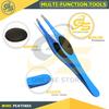 1pc Eyebrow Tweezer Stainless Steel Eyelash Extension Tweezers Eye Hair Removal Lady Face Makeup Tools Beauty Essential Blue by G.S Online Store view 4