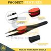 1pc Eyebrow Tweezer Stainless Steel Eyelash Extension Tweezers Eye Hair Removal Lady Face Makeup Tools Beauty Essential Black by G.S Online Store view 3