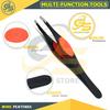 1pc Eyebrow Tweezer Stainless Steel Eyelash Extension Tweezers Eye Hair Removal Lady Face Makeup Tools Beauty Essential Black by G.S Online Store view 4