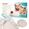 Alclear 95AP Wash Pads Set of 7 Washable Make-Up Pads Beige White with Wash Bag, Gentle & Skin-friendly Microfibre for Deep Pore, Environmentally Friendly Cleaning & Care of Face Neck view 1