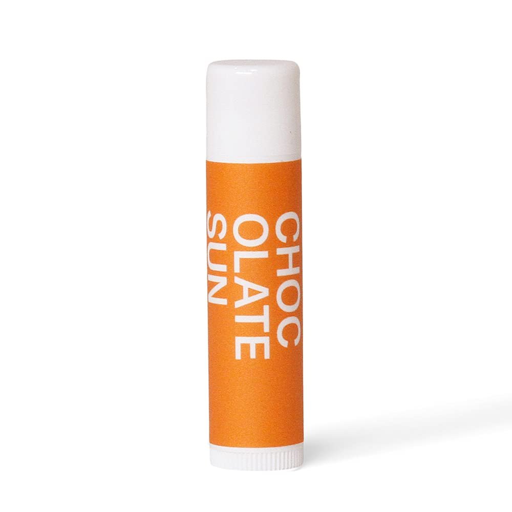 Chocolate Sun - Organic Lip Treatment | Clean, Non-Toxic Natural Beauty Lip Balm (Sweet Orange)
