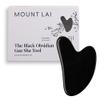 Mount Lai Obsidian Gua Sha Facial Tool  The Stone of Transformation  100% Genuine Black Obsidian Stone Face Sculpting Tool for Lymphatic Drainage, Puffiness Reduction & Jaw Tension Relief view 1