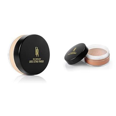 Black Radiance True Complexion Loose Setting Powder, Banana, 18.2 Gram & True Complexion Loose Setting Powder, Honeymoon, 0.64 Ounce