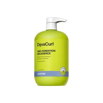 DevaCurl One Condition Decadence Ultra-Rich Cream Conditioner, Green Oasis, 32 fl. oz.