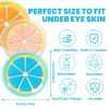 Reusable Gel Eye Ice Pack, Cooling Eye Masks for Eye Strain, Eye Swelling, Eye Redness, Puffy Eyes, Dark Circles, Smooth Fine Lines, and Eye Recover Surgery (Orange  4PCS) view 2