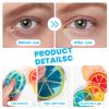 Reusable Gel Eye Ice Pack, Cooling Eye Masks for Eye Strain, Eye Swelling, Eye Redness, Puffy Eyes, Dark Circles, Smooth Fine Lines, and Eye Recover Surgery (Orange  4PCS) view 3