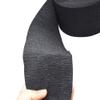 2 Rolls Barber Neck Strips Disposable Strentchy Paper Neck Bands Hairdressing Stretchy Wrap Barber Accessories for Salon Haircutting Styling (Black) view 2