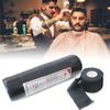 2 Rolls Barber Neck Strips Disposable Strentchy Paper Neck Bands Hairdressing Stretchy Wrap Barber Accessories for Salon Haircutting Styling (Black) view 3
