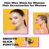 Hair Wax Stick, Wax Stick for Hair Flyaways Kids & Women Hair Accessories for Women Girls Hair Bun Maker for Kids Hair Slick Stick Baby Hair Gel Stick Kids Hair Products Hair Smoothing Stick view 3