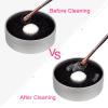 Brendacosmetic 2 Pack Color Removal Cleaner Sponge - Double Dry Makeup Brush Switch to Next Quickly Shadow Clean Without Water or Soap view 4
