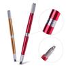 XIAOYU 3 in 1 Microblading Pen with Needles Permanent Makeup Pen for Manual Eyebrow Tattoo, Silver view 2