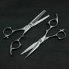 5.5 Inch Janpanese Hair Scissors Kit Hairdressing Scissors Professional Hair Cutting Shears Set Barber Accessories For Hairdresser Hair Clipper Styling Scissors view 4