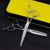 6.0 Inch Professional Barber Hairdressing Scissors Kit Hair Cutting Scissors Set Comb Barber Accessories Japanese Styling Scissors Hair Clipper Shears For Hairdresser view 4