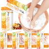 nbc BeautiLab Pedicure Kit Foot Soak Set: Bubble Salt, Sugar Scrub, Massage Mask, Massage Lotion in a Box, 4 Step Foot Spa Kit for Dry Feet, Calluses and Tired Feet(1 Set Tropical Fruit) view 1