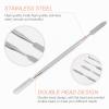 4Pcs Stainless Steel Depotting Spatula Makeup Spatula Tool Make Up Accessories for Makeup Cosmetics Mixing view 3