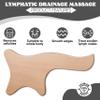 Lymphatic Drainage Paddle Wood & Dry Skin Brush Set - Anti-Cellulite Tools for a Healthier Lymphatic System With Body Brush view 3