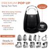 Pop Up Spray Tan Tent for Professionals - Waterproof Booth With Portable Carrying Case for Spray Tan Salons - Self Tanning Black by Bronze Tan view 3
