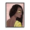 Stupell Industries African American Woman with Gold Glitz Eye Shadow view 1