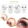 RZJZGZ Under Eye Gel Pads Eyelash Extension Pads Lint Free Extension Makeup Eye Gel Patches (200Pairs) view 4