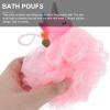 2pcs Unicorn Bath Ball Shower Wash Ball Body Wash for Kids Cartoon Bath Loofah Men Body Lotion Body Cleaning Balls Body Powder Puff Toddler Sponge Bath Tub Pink Baby PVC view 4