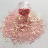15 Grams/jar -Pink Changeable Chunky Mixes Sequins Glitter - Festival Rave Beauty Makeup Face Body Nail Art Tumbler Decoration PCM60 view 4