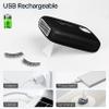 Buqikma Eyelash Mini Lash Fan for Eyelash Extension Portable Lash Fan Dryer Handheld Rechargable USB Eyelashes Fans with 3 Adjustable Speed Cooling Air Fans Eyelashes Extension Application (Black) view 4