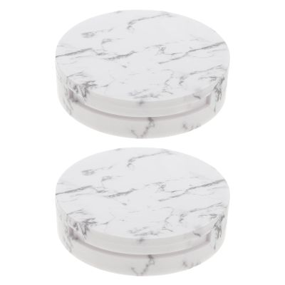 EXCEART Makeup Powder Container Pressed Powder Box 2Pcs Compact Cosmetic Powder Containers Makeup Empty Loose Powder Boxes (Assorted Color) Makeup Powder Puff