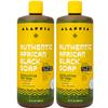 Alaffia Authentic African Black Soap, Eucalyptus Tea Tree, 2-Pack  All-in-One Moisturizing Cleanser for Face, Hands, Body & Hair, 32 Oz Ea view 1