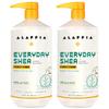 Alaffia EveryDay Shea Conditioner, Moisturizes, Restores and Protects, Made with Fair Trade Shea Butter, Cruelty Free, No Parabens, Vegan, Vanilla Mint, 2 Pack, 32 Fl Oz Ea view 1
