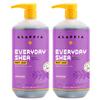 Alaffia Everyday Shea Body Wash, Naturally Helps Moisturize and Cleanse Without Stripping Natural Oils with Fair Trade Shea Butter, Neem, and Coconut Oil, Lavender, 2 Pack - 32 Fl Oz Ea view 1