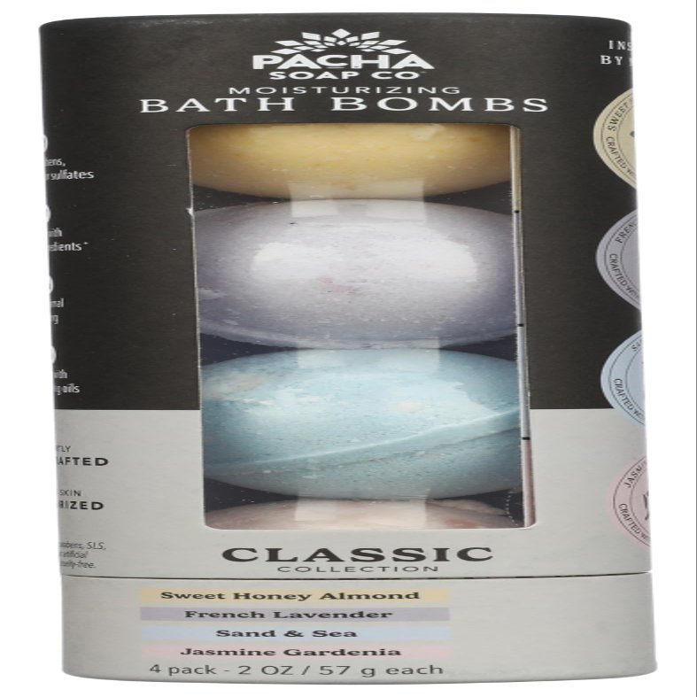 PACHA SOAP Pacha Peaces Froth Bomb Variety Pack, 8 OZ