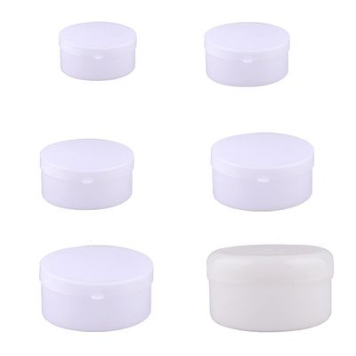 50PCS 5g/10g/20g/30g/50g/100g Empty Cosmetic Jar Pot Storage Containers for Lotion, Cream, Makeup, Bead, Eye shadow, Rhinestone, Samples, Nail Art, Lip Balm, Small Accessories (100g/100ml)
