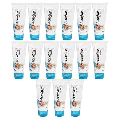 AcneStar Unisex deep cleansing Facewash (Pack of 12)