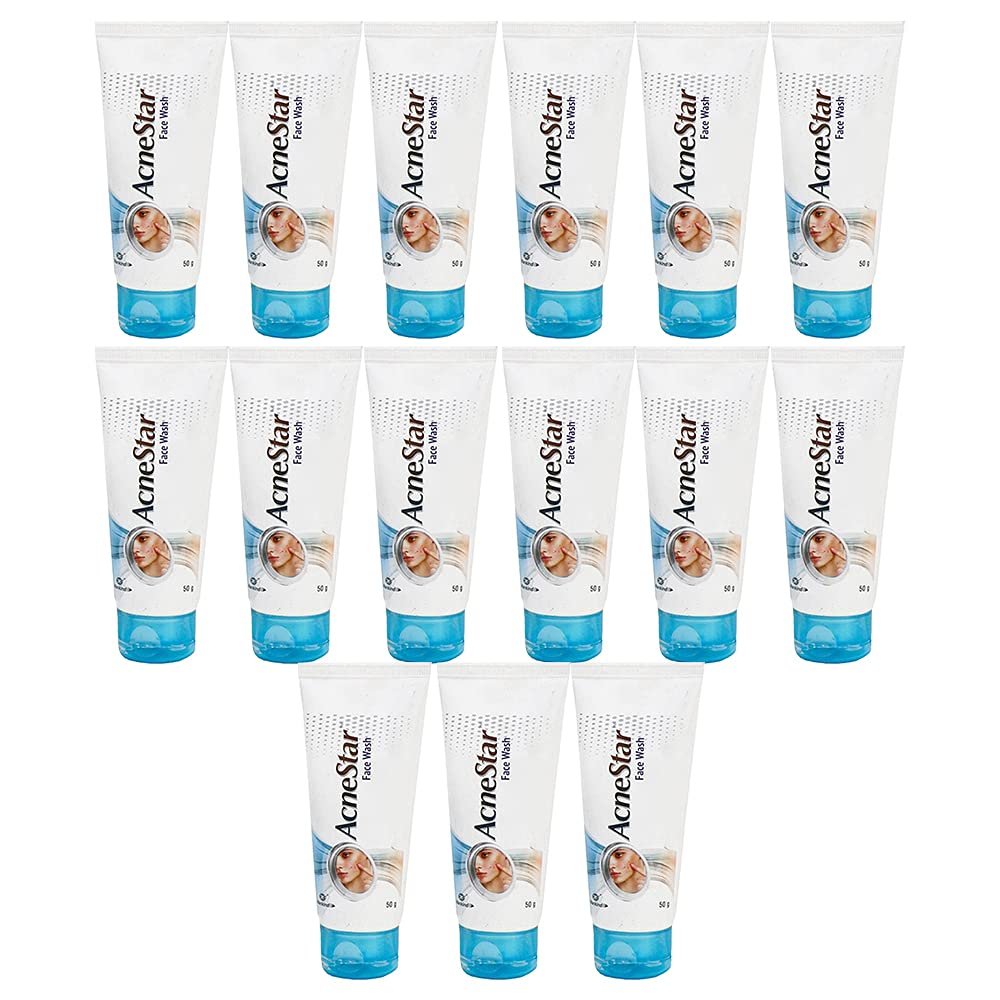AcneStar Unisex deep cleansing Facewash (Pack of 12)