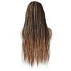 30" Realistic Hand-Braided Lace Front Twist Braids Wigs with Baby Hair 13x4.8inch Soft Swiss Lace Frontal Side Part Braided Wigs Premium Synthetic Lightweight Box Braided Wig for Black Women (LL30115EC-30", #1B/27T Black Mix Blonde Color) view 4