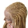 30" Realistic Hand-Braided Lace Front Twist Braids Wigs with Baby Hair 13x4.8inch Soft Swiss Lace Frontal Side Part Braided Wigs Premium Synthetic Lightweight Box Braided Wig for Black Women (LL30115EC-30", #27/613M Blonde Color) view 3
