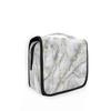 HMZXZ Hanging Travel Abstract Texture Marble Toiletry Bag Folding Bathroom Gym Organizer Portable Cosmetic Wash Bag for Women Girls view 1