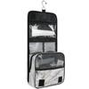 HMZXZ Hanging Travel Abstract Texture Marble Toiletry Bag Folding Bathroom Gym Organizer Portable Cosmetic Wash Bag for Women Girls view 2