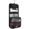 HMZXZ Hanging Travel Egyptian Moon Constellation Toiletry Bag Folding Bathroom Gym Organizer Portable Cosmetic Wash Bag for Women Girls view 2