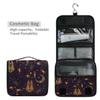 HMZXZ Hanging Travel Egyptian Moon Constellation Toiletry Bag Folding Bathroom Gym Organizer Portable Cosmetic Wash Bag for Women Girls view 4