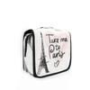 HMZXZ Hanging Travel Take Me To Paris Eiffiel France Toiletry Bag Folding Bathroom Gym Organizer Portable Cosmetic Wash Bag for Women Girls view 1